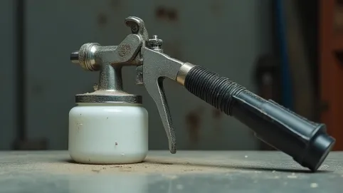 Pistolet do malowania nie pobiera farby