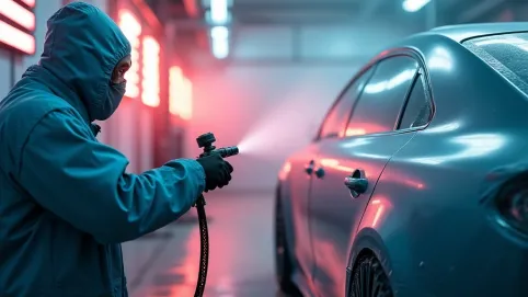 Pistolet do malowania samochodu