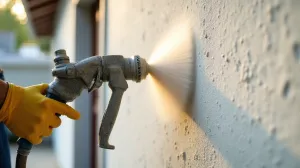 Pistolet do natrysku tynku elewacyjnego