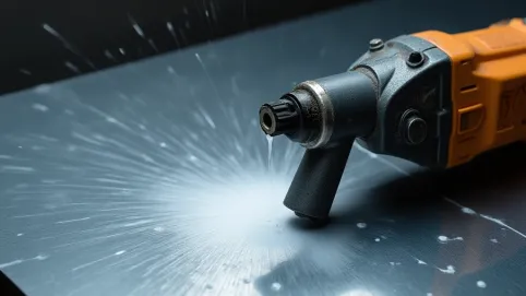 Pistolet elektryczny do malowania metalu