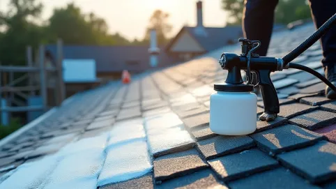 Pistolet natryskowy do malowania dachu