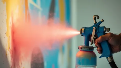 Pistolet natryskowy do malowania ścian