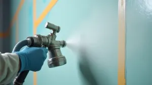 Pistolet pneumatyczny do malowania ścian
