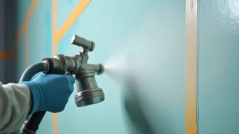 Pistolet pneumatyczny do malowania ścian