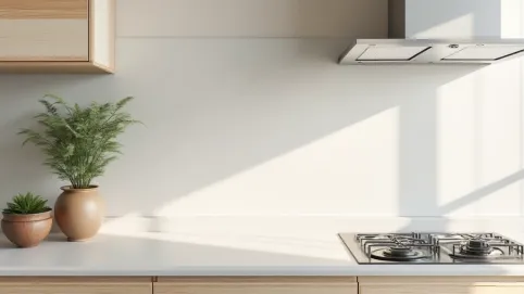 Płyta laminowana na ścianę w kuchni montaż