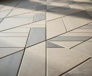 Płytki podłogowe wzór geometryczny