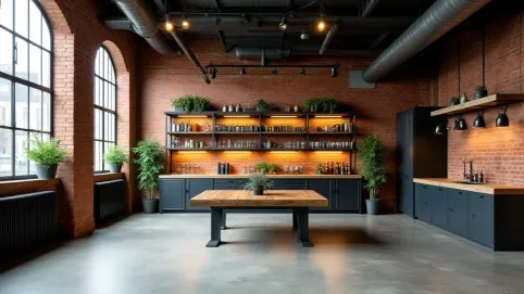 Pokój W Stylu Industrialnym