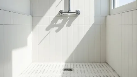 Półka pod prysznicem w ścianie wymiary