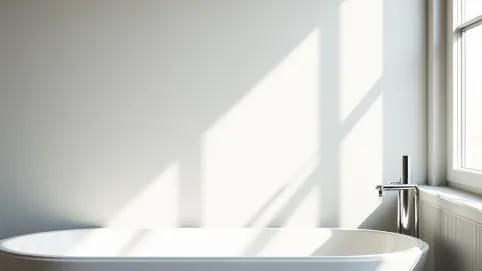 Półka w ścianie nad wanną na jakiej wysokości