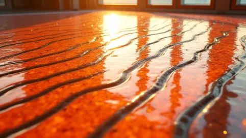 Posadzka żywiczna a ogrzewanie podłogowe