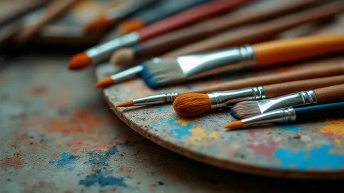 Profesjonalne pędzle do malowania obrazów