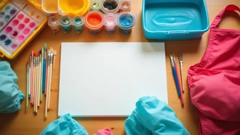 Profesjonalny zestaw do malowania dla dzieci