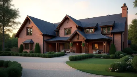 Projekt Domu W Stylu Dworkowym