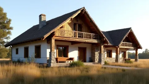 Projekt Domu W Stylu Wiejskim