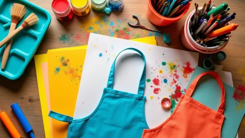 Przybory do malowania dla dzieci