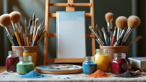 Przybory do malowania obrazów