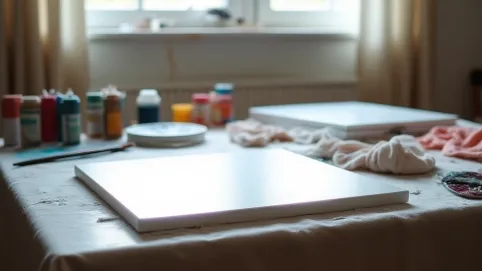 Przygotowanie płótna do malowania