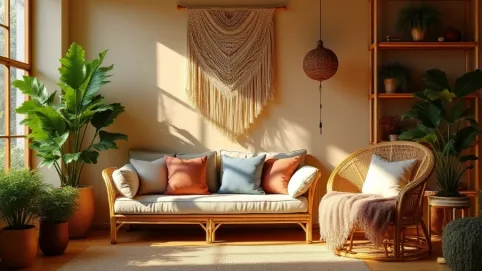 Przytulny Salon Boho