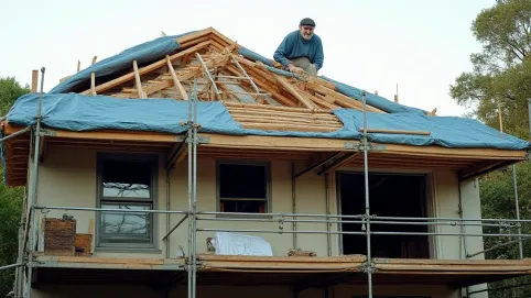 Remont dachu w domu dwurodzinnym