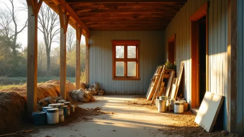 Remont domku na działce ROD