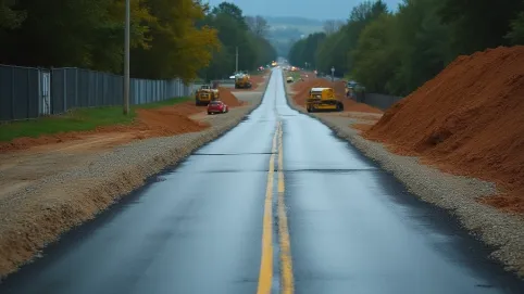 Remont drogi a wjazd na posesję