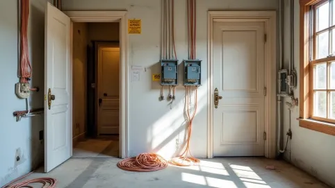 Remont instalacji elektrycznej w bloku