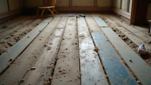 Remont podłogi w starym domu
