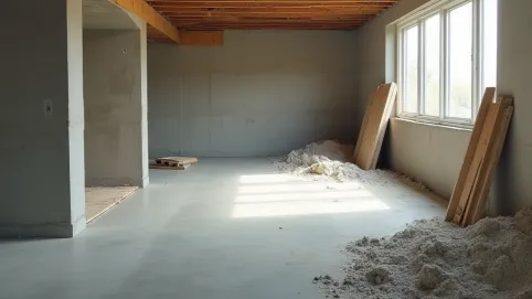 Remont posadzki w piwnicy