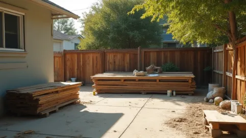 Remont u sąsiada a małe dziecko