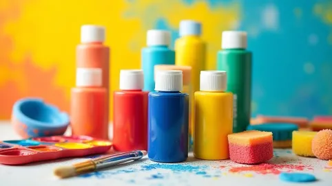 Rodzaje farb do malowania dla dzieci