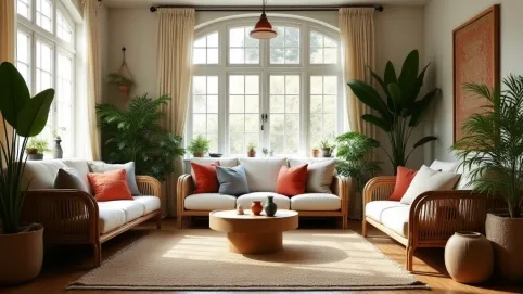 Salon W Stylu Boho Loft