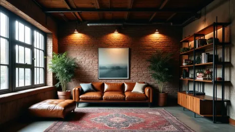 Salon W Stylu Industrialnym