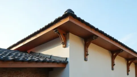 ściana szczytowa a dach