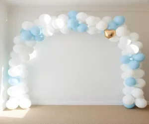 Ścianka balonowa Chrzest Cena