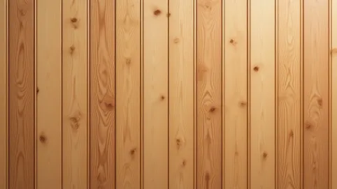 Ścianka działowa z drewna