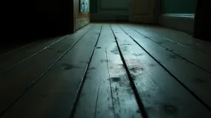 Skrzypiącą podłoga z desek