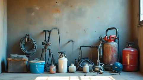 Sprzęt do malowania natryskowego ścian