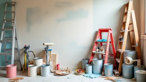 Sprzęt do malowania ścian