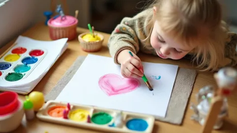 STOLIK do malowania dla dzieci