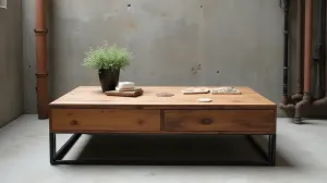 Stolik Kawowy Styl Industrialny