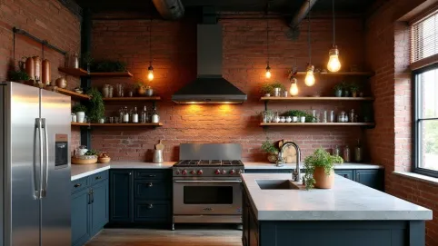 Styl Industrialny Kuchnia