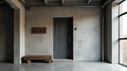 Styl Industrialny Przedpokój Loft