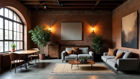 Styl Industrialny Salon