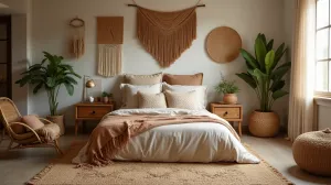 Sypialnia Inspiracje Boho