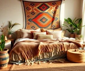 Sypialnia Inspiracje Boho