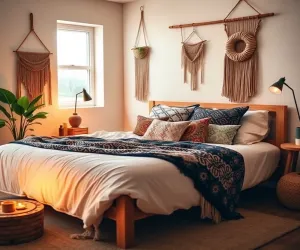 Sypialnia W Stylu Scandi Boho