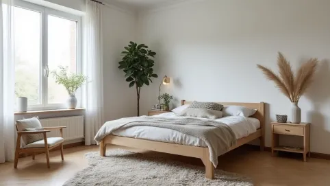 Sypialnia W Stylu Skandynawskim