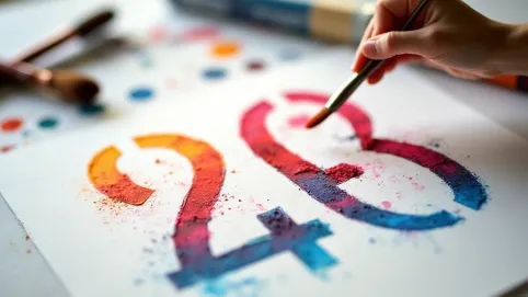 SZABLON cyfry do malowania