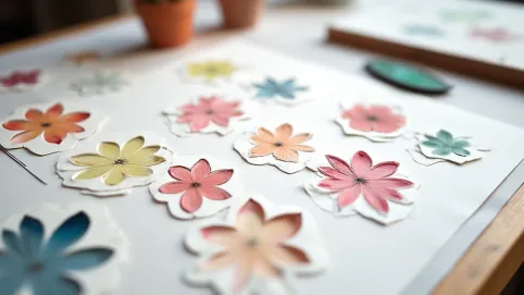 Szablony kwiatów do malowania