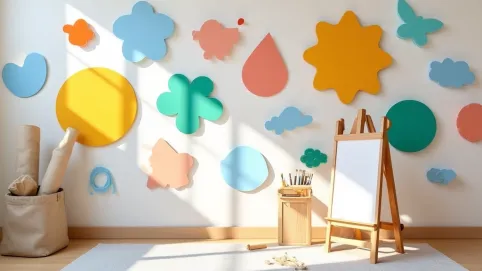 Szablony malarskie na ścianę dla dzieci